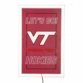 Virginia Tech College Rectangle Neolite LED Decor - Collegiate Home