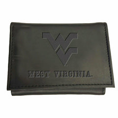 West Virginia University, Tri-Fold Wallet, Black - Collegiate Home