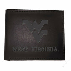 West Virginia University, Bi-Fold Wallet, Black - Collegiate Home