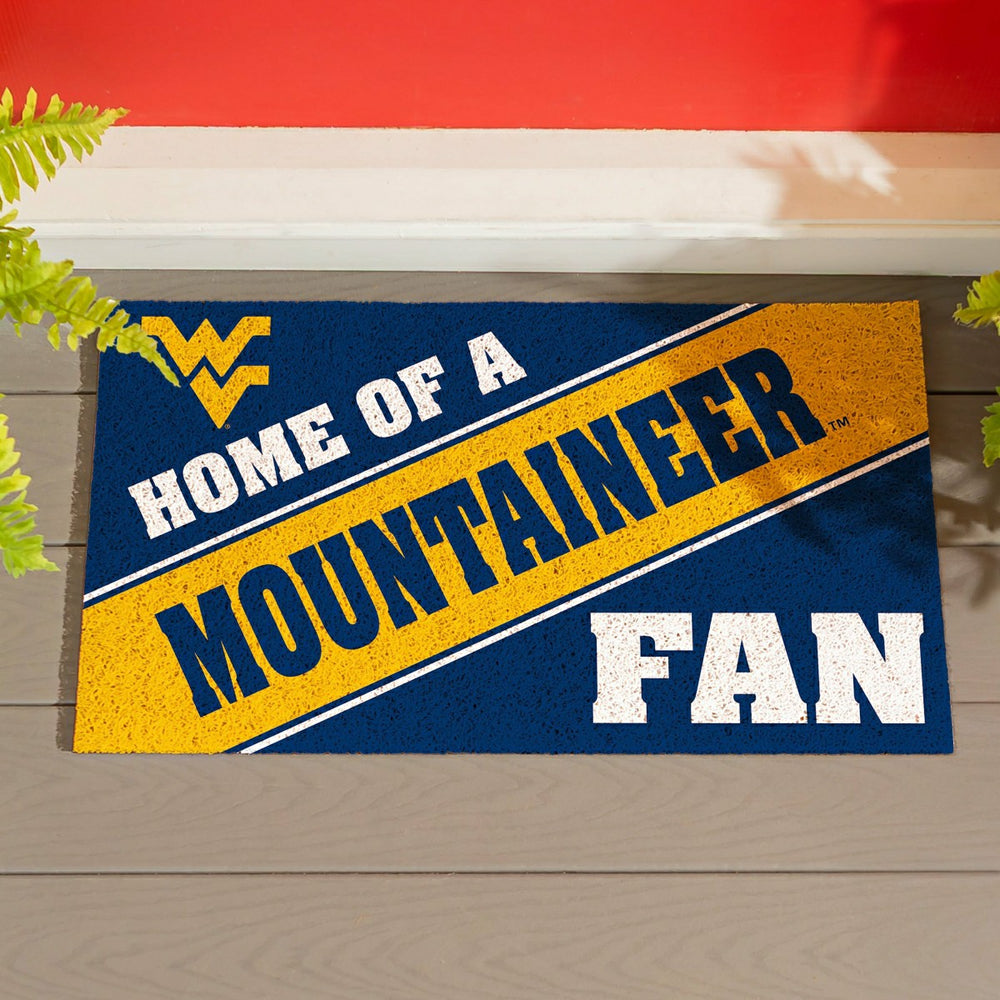 West Virginia University, PVC Mat COLOR, Home of a Fan - Collegiate