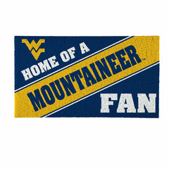 West Virginia University, PVC Mat COLOR, Home of a Fan - Collegiate