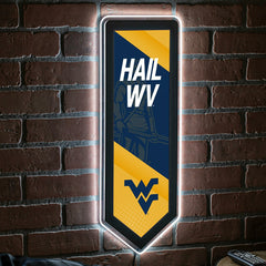 LED Wall Decor, Pennant, West Virginia University - Collegiate Home