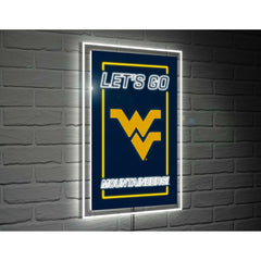 West Virginia University College Rectangle Neolite LED Decor - Collegiate Home