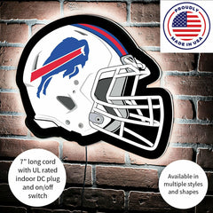 LED Wall Decor, Helmet, Buffalo Bills - NFL Home