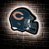 LED Wall Decor, Helmet, Chicago Bears - NFL Home