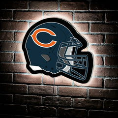 LED Wall Decor, Helmet, Chicago Bears - NFL Home