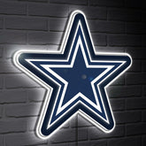 Dallas Cowboys LED Wall Decor, Glazelite, Logo - NFL Home