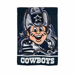 Dallas Cowboys Justin Patten Suede Garden Flag - NFL Home