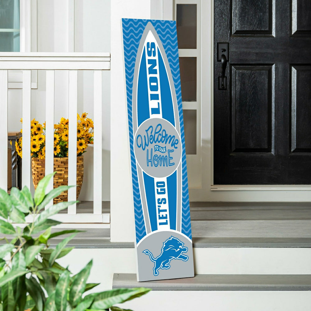 Detroit Lions Summer Seasonal Surfboard ECM Exclusive 47" Single Sided - NFL Home
