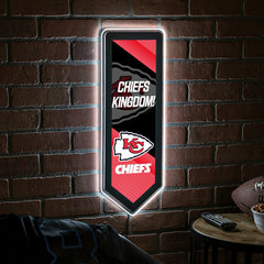 LED Wall Decor, Pennant, Kansas City Chiefs - NFL Home