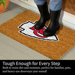 Coir Mat, 16"x28", Kansas City Chiefs - NFL