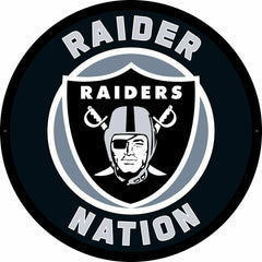 LED Wall Decor, Round, Las Vegas Raiders - NFL Home