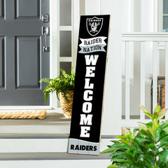 Las Vegas Raiders Large Single Sided Leaner, 46" - NFL Home