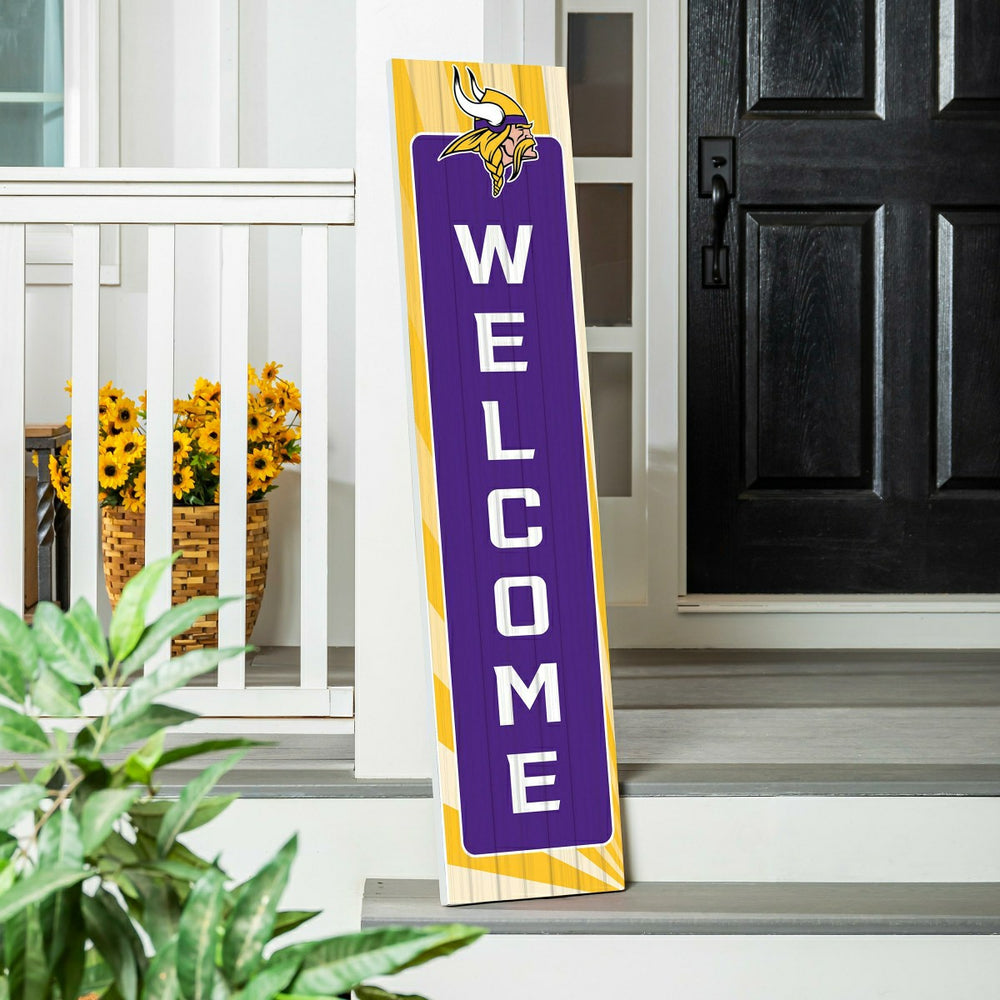 Minnesota Vikings Summer Seasonal Single Sided Large Leaner, 46" - NFL Home