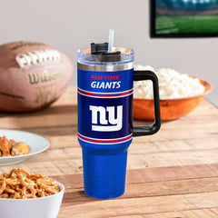 40oz Stainless Steel Canyon Cup w/ Straw, New York Giants - NFL Home