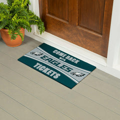 28" x 16" PVC Trapper Mat, Come Back with Tickets, Philadelphia Eagles - NFL