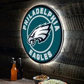 LED Wall Decor, Round, Philadelphia Eagles - NFL Home