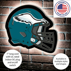 LED Wall Decor, Helmet, Philadelphia Eagles - NFL Home