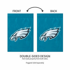 Philadelphia Eagles Applique Garden Flag - NFL Home