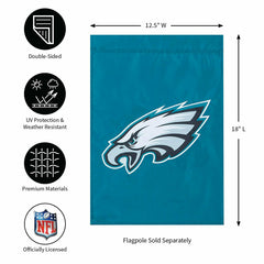 Philadelphia Eagles Applique Garden Flag - NFL Home