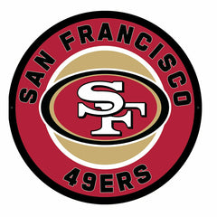 LED Wall Decor, Round, San Francisco 49ers - NFL Home
