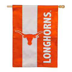 Double-Sided Embellished NCAA College Team Pride Applique House Flag, - Home Collegiate