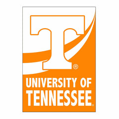 University of Tennessee Burlap Flag House Size - Home Collegiate