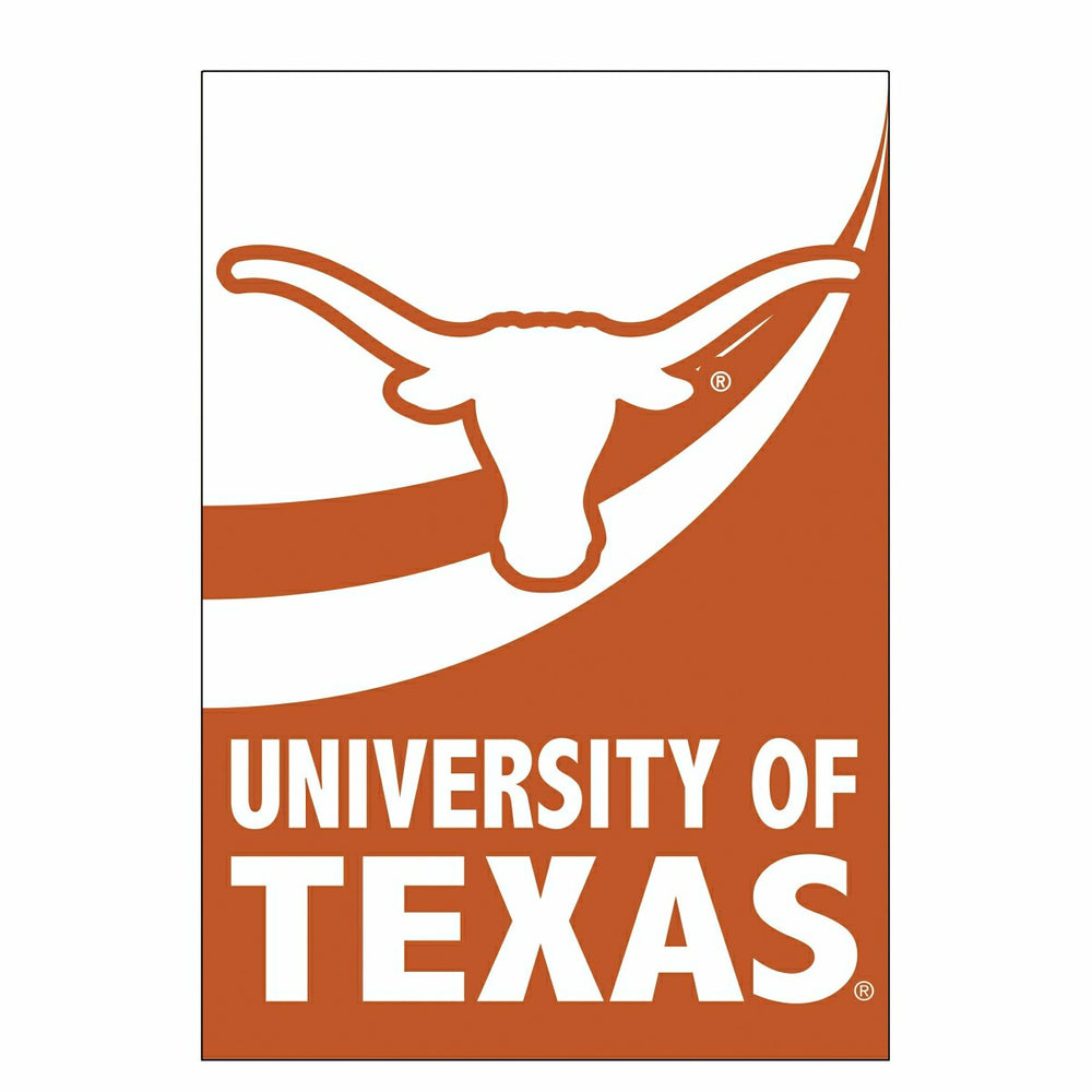 University of Texas Burlap Flag House Size - Home Collegiate