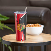 Stainless Steel Tumbler, 20oz, Chicago Blackhawks - Home