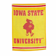 Embossed Suede Flag, House Size, Iowa State University - Collegiate Home