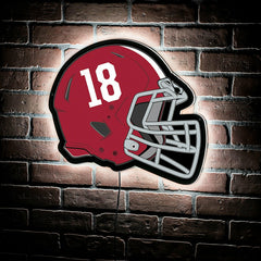 LED Wall Decor, Helmet, University of Alabama - Collegiate Home