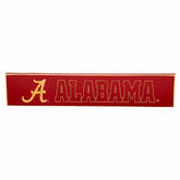 University of Alabama Engraved Wood Sign, 3.5" x 18" - Collegiate Home