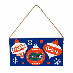 University of Florida Holiday Wood Wall Sign, 6x11 - Collegiate Home