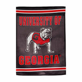 Embossed Suede Flag, GDN Size, University of Georgia, Alternate Bulldo - Collegiate Home