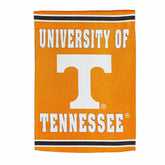 Embossed Suede Flag, House Size, University of Tennessee - Collegiate Home