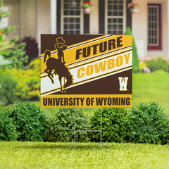 University of Wyoming Coroplast Yard Sign, Future Student - Home