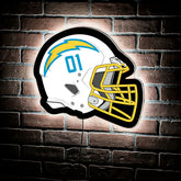 LED Wall Decor, Helmet, Los Angeles Chargers - Home