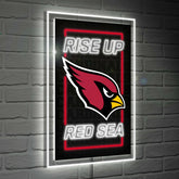 Arizona Cardinals NFL Football Rectangle Neolite LED Decor - Home