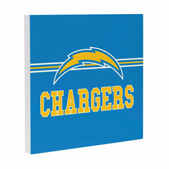 Los Angeles Chargers Wood Wall Sign, 12x12 - Home