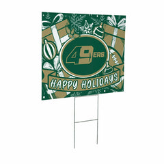 University of North Carolina/Charlotte Yard Sign, Holiday - Home