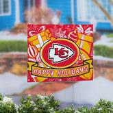 Kansas City Chiefs Yard Sign, Holiday - Home