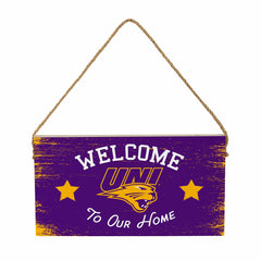 University of Northern Iowa Wood Wall Sign, 6x11 - Home