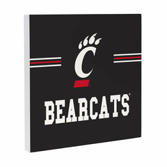 University of Cincinnati Wood Wall Sign, 12x12 - Home