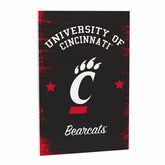 University of Cincinnati Wood Wall Sign, 16x24 - Home