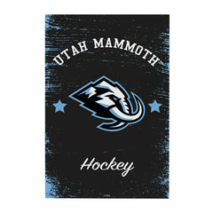 Utah Hockey Club Wood Wall Sign, 16x24 - Home