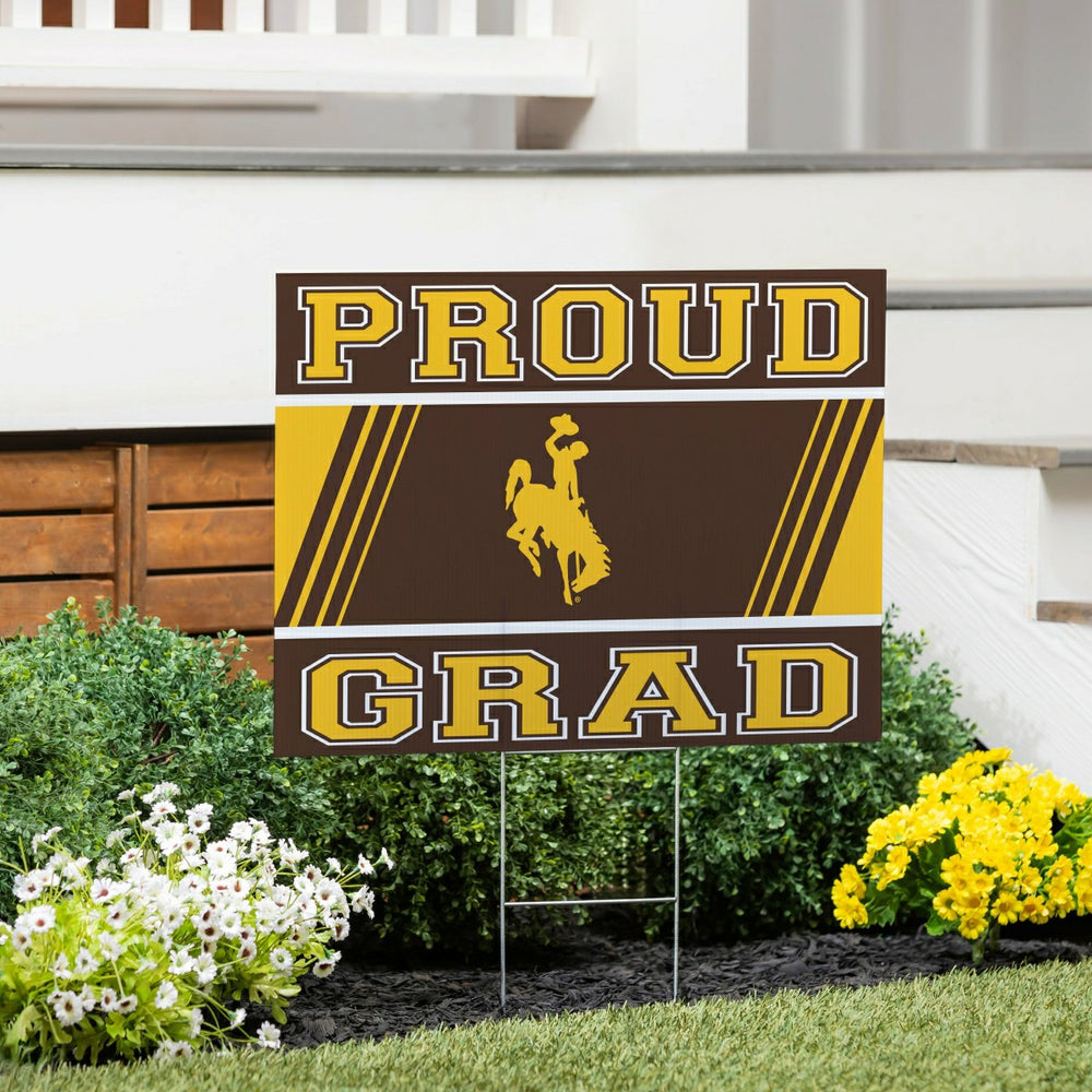 University of Wyoming Coroplast Yard Sign Graduate - Home