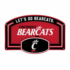 University of Cincinnati USA Embossed Steel Wall Sign, 11" x 17" - Home