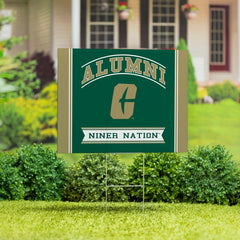 University of North Carolina/Charlotte Coroplast Yard Sign Alumni - Home