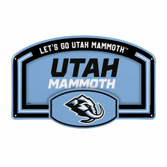 Utah Mammoth USA Embossed Steel Wall Sign, 11" x 17" - Home