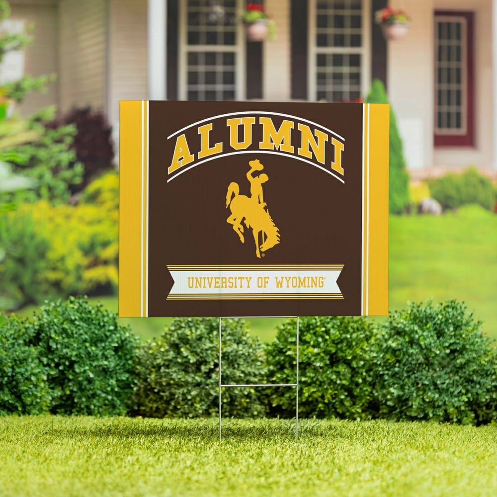 University of Wyoming Coroplast Yard Sign Alumni - Home